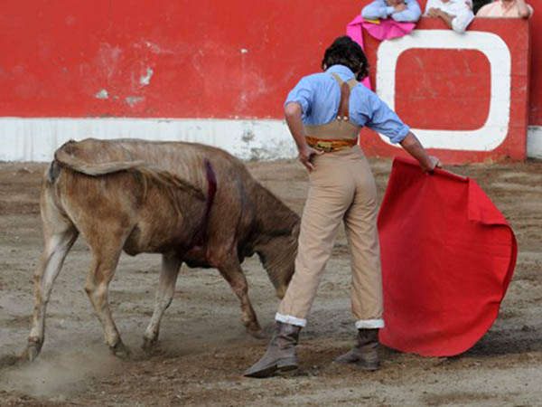 Levantando el tal�n