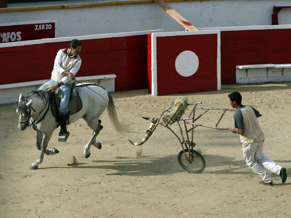 Toreando bien con la carretilla