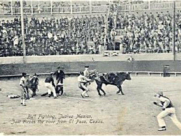 Escena de una corrida en 1909