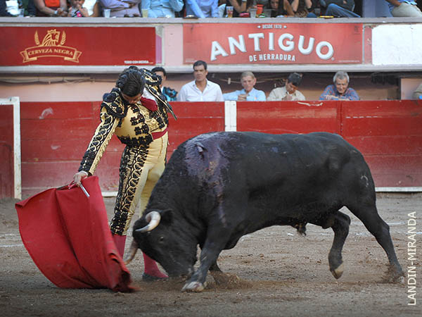 Con raza y poniendo a prueba