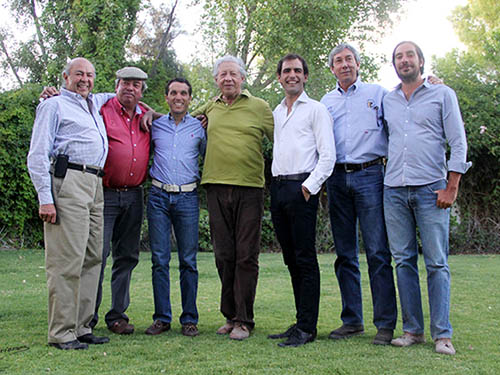 En la finca de Manolo Espinosa