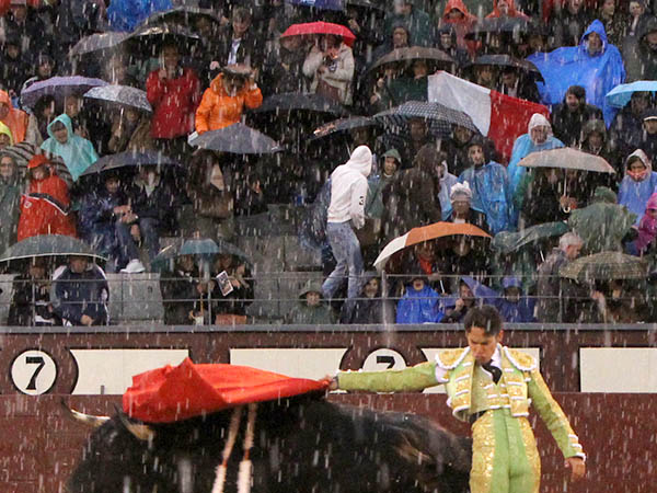 Hasta los huesos por el torrencial