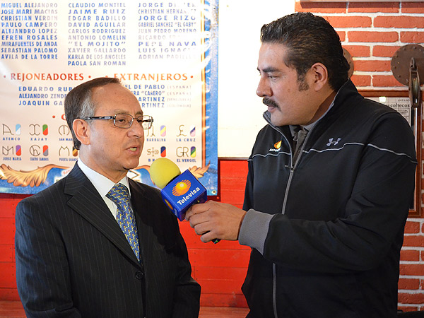 La entrevista para Televisa