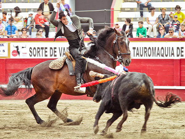 Rejoneador local Joao Pamplona