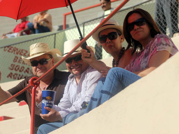 En las barreras soleadas