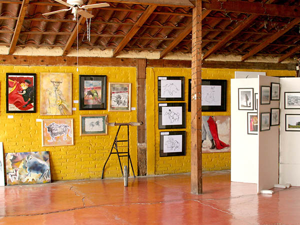 El montaje de la muestra