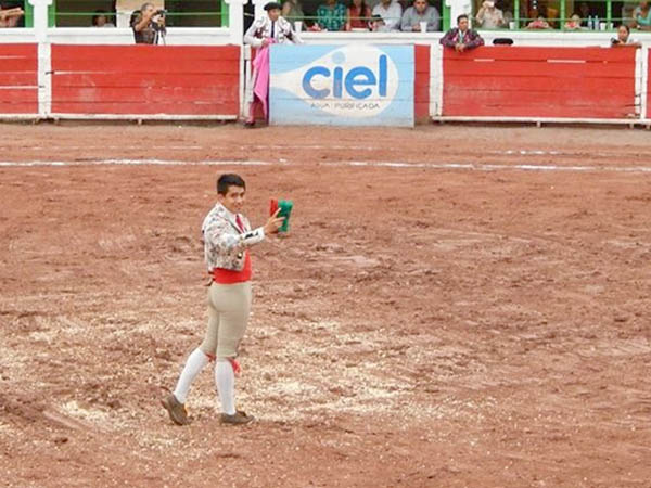 Recogiendo la ovaci�n