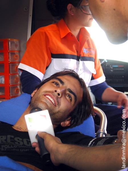 Semblante de angustia