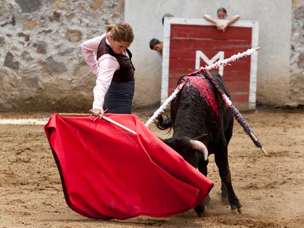 Muy firme la novillera