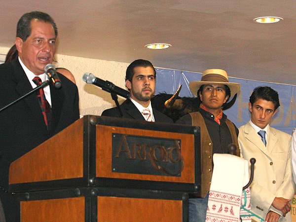 Pepe Arroyo con los toreros