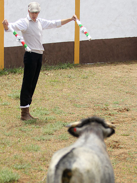 Salvador con las jaras