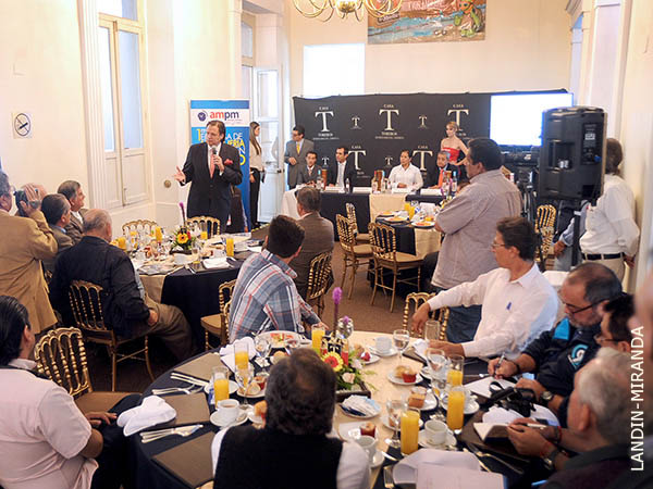 Pablo Moreno en la presentaci�n