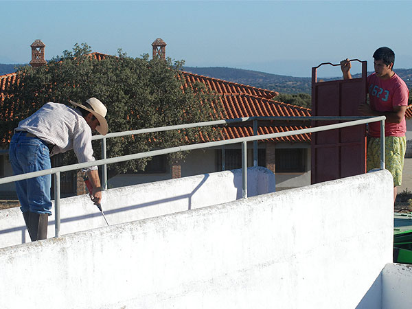 El ganadero, embarcando