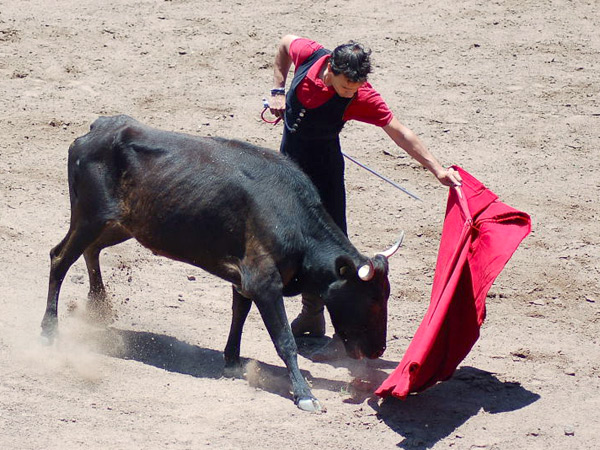 Pepe Briones en un natural