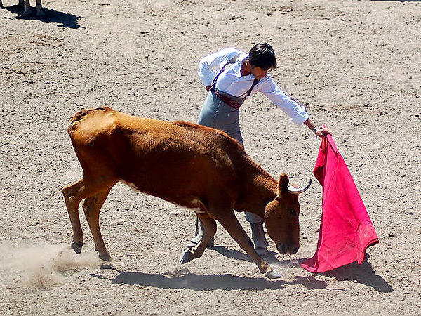 Pepe L�pez en su turno
