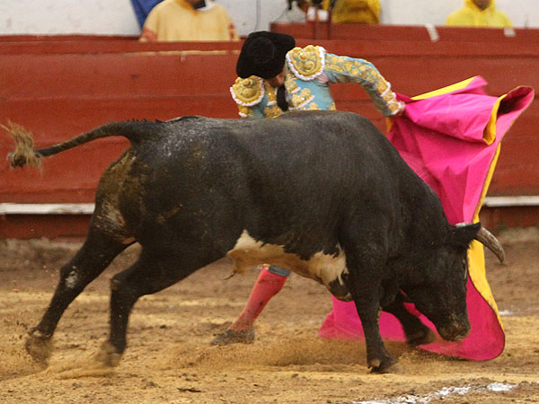 Juntando las manos en la media