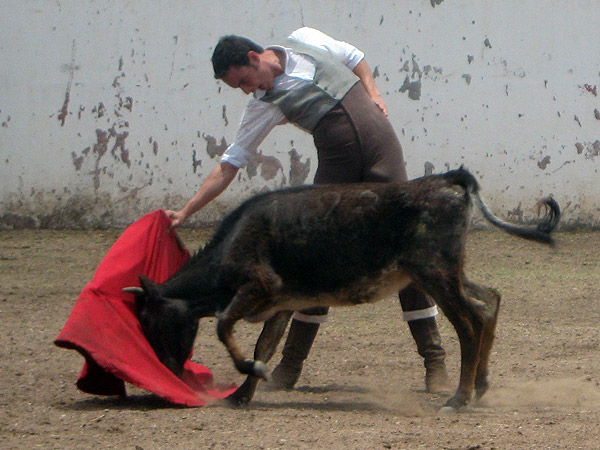 Salvador L�pez tienta en Autrique