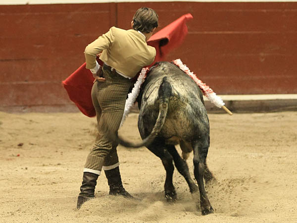 Rematando una tanda el chaval