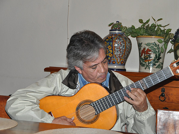 La guitarra, en la comida