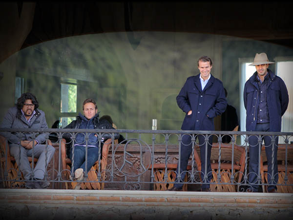 Disfrutando desde el balc�n