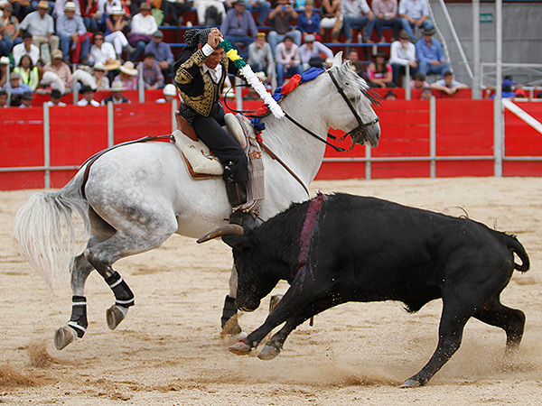 Valladares con un torete