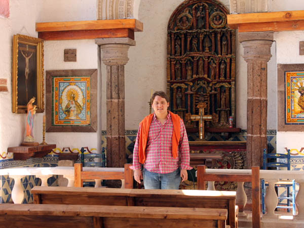 Joaqun hijo, en la capilla