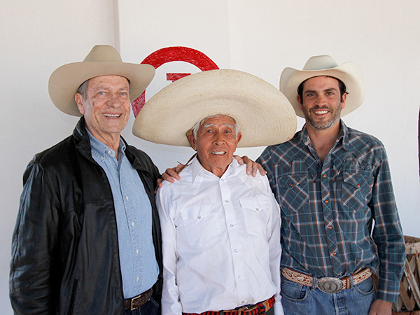 Los ganaderos con El Santanero