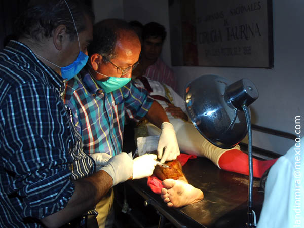 Barba en el servicio m�dico