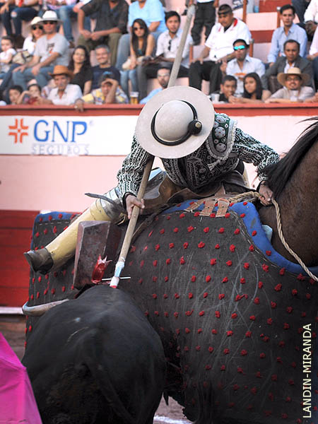 El aspirante, oficiando