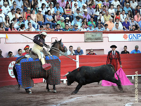 Isabel en la suerte de varas