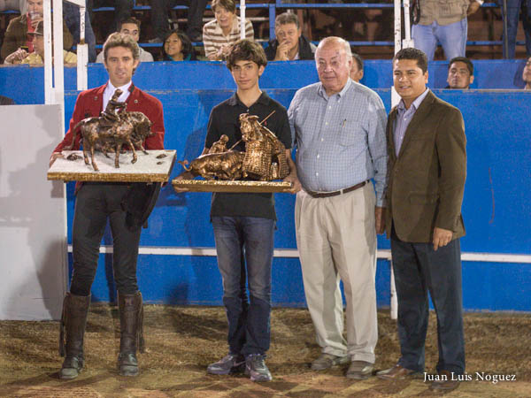 Homenajeados, caballista y criador