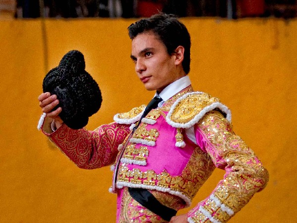 Agradeciendo la ovaci�n