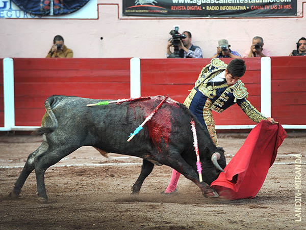 Con la yema de los dedos