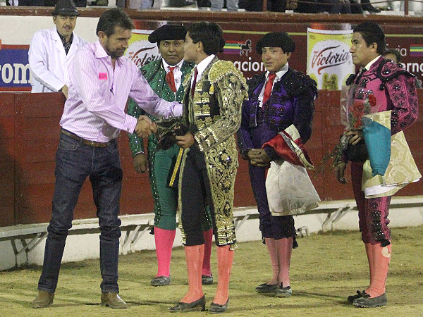 El ganadero agradeci� en el tercio