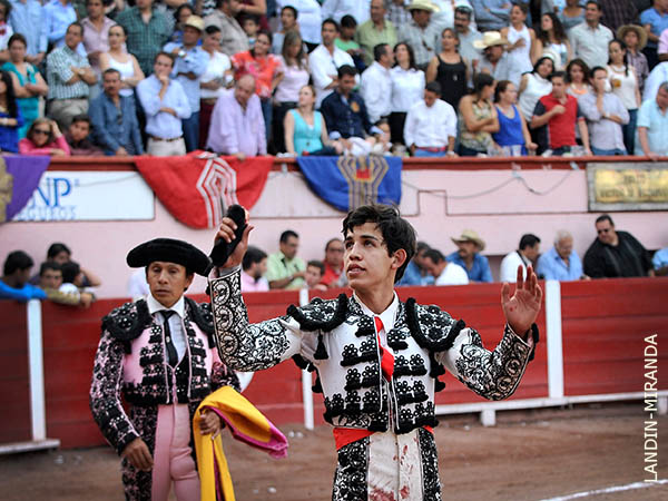 Una oreja y vuelta entre v�tores