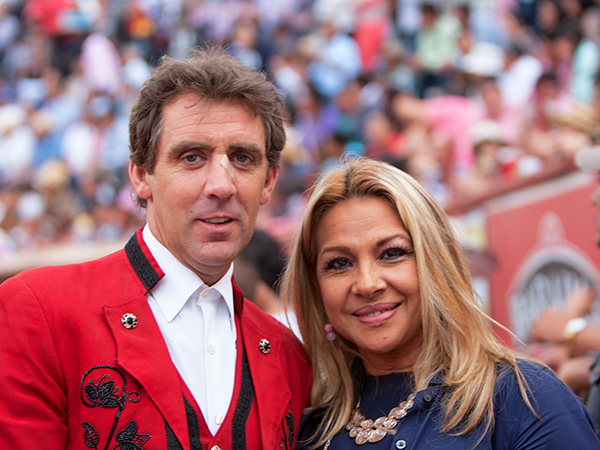 Lilia Abarca con Pablo