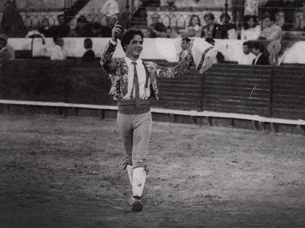 Recogiendo la ovaci�n