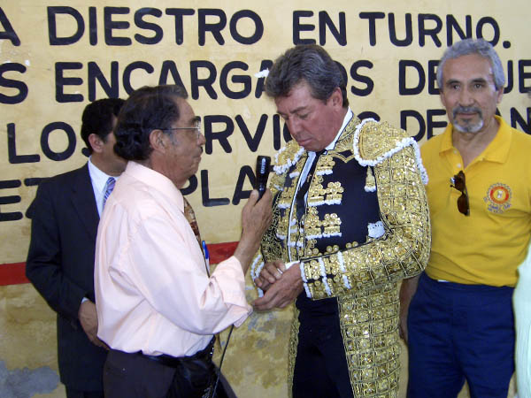 Contreras en la despedida de Miguel