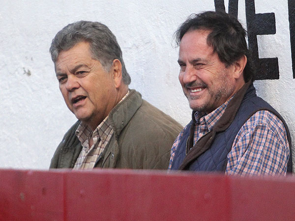 El ganadero disfrutando