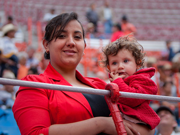 Silvia Ortiz y su hija Paloma