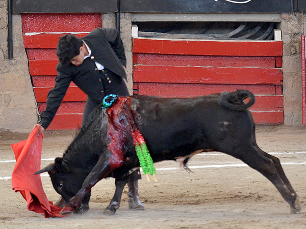 Manolo Mart�nez, en acci�n