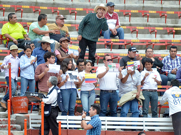 Apoyo a los novilleros colombianos