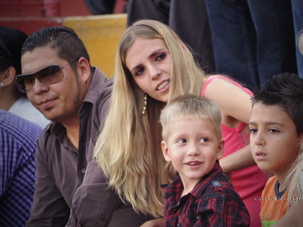 En familia a los toros