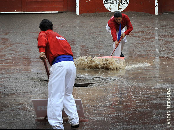 Gran esfuerzo de los monosabios