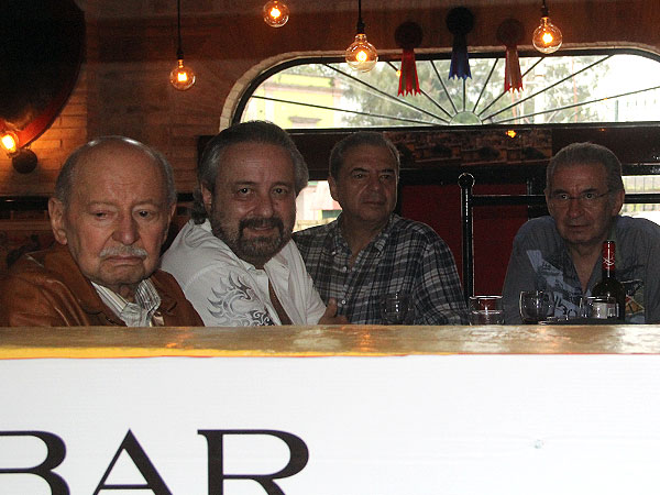 Disfrutando en el restaurante