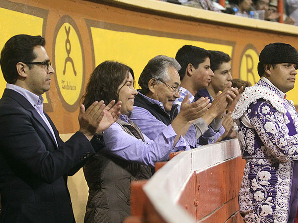 La empresa disfrutando