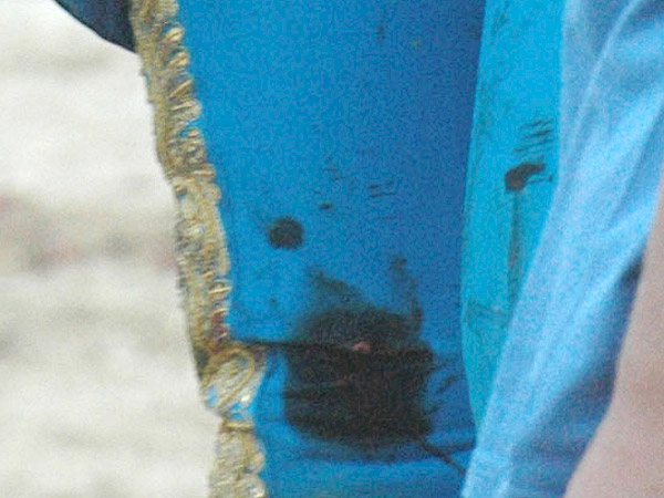 Aqu� se aprecia la cornada