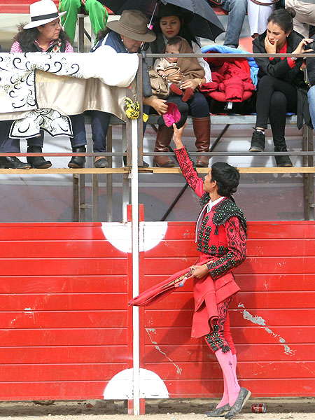 La ganadera, en barrera