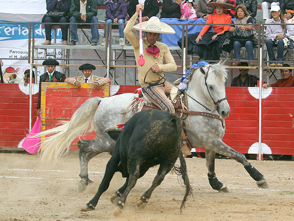 El rejoneador Luis Pimentel