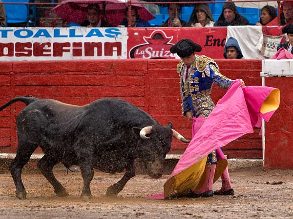 Lance bajo la lluvia